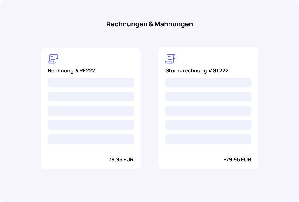 Rechnungen & Mahnungen